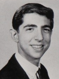 Joe Mantegna 1965 senior yearbook portrait